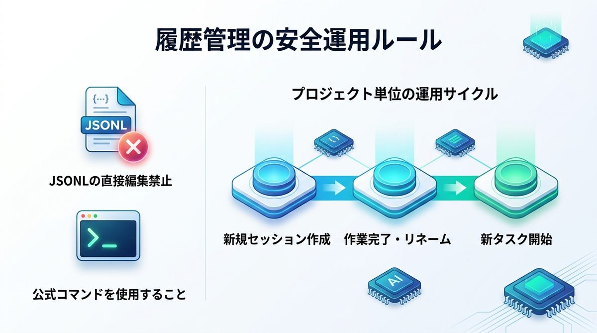 ここだけは守る！履歴管理で注意すべき安全な運用ルール