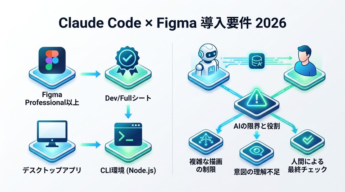 【2026年最新】Claude CodeとFigma連携を導入するための必須要件