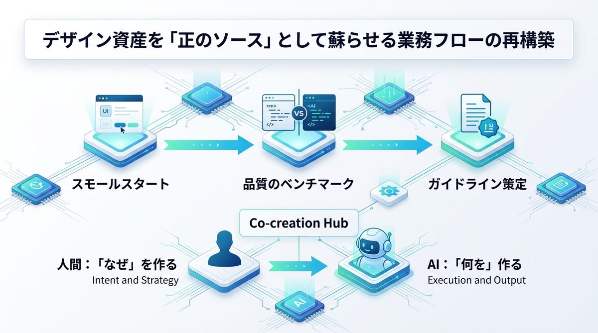 デザイン資産を「正のソース」として蘇らせる業務フローの再構築