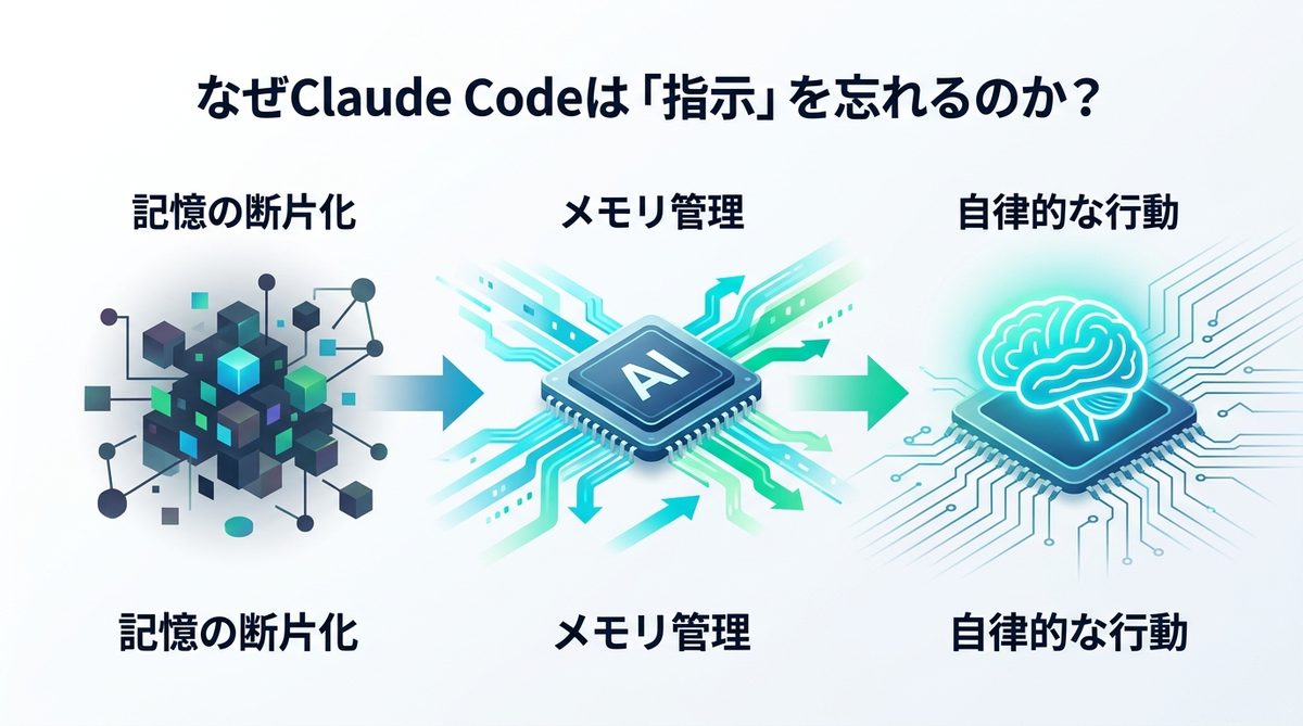 なぜあなたのClaude Codeは「指示」を忘れるのか？