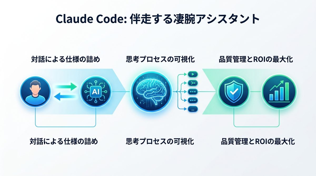 Claude Code|「伴走する凄腕アシスタント」としての役割とは