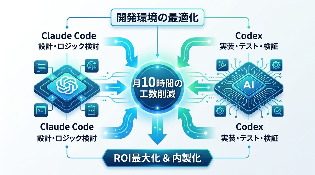 【併用が鍵】Claude CodeとCodexで実現する開発環境の最適化