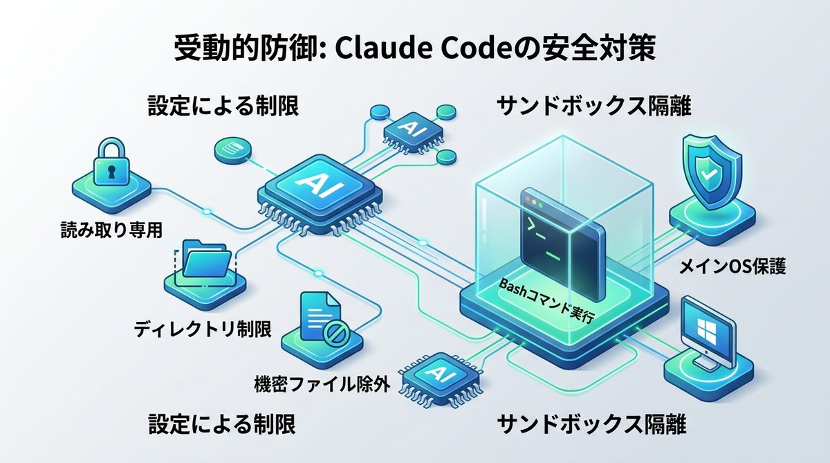 【受動的防御】Claude Codeで構築する安全なローカル実行環境
