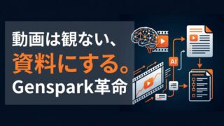 【時短革命】Genspark YouTube要約で実現する｜動画を3分で資料化する方法