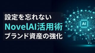 NovelAIの使い方は？Lorebookでブランド設定を固定化する方法