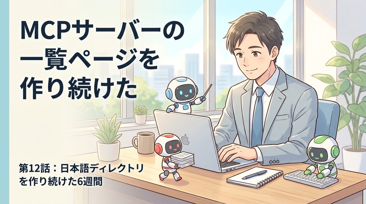 【実録 第12話】MCPサーバーの一覧ページを作り続けた