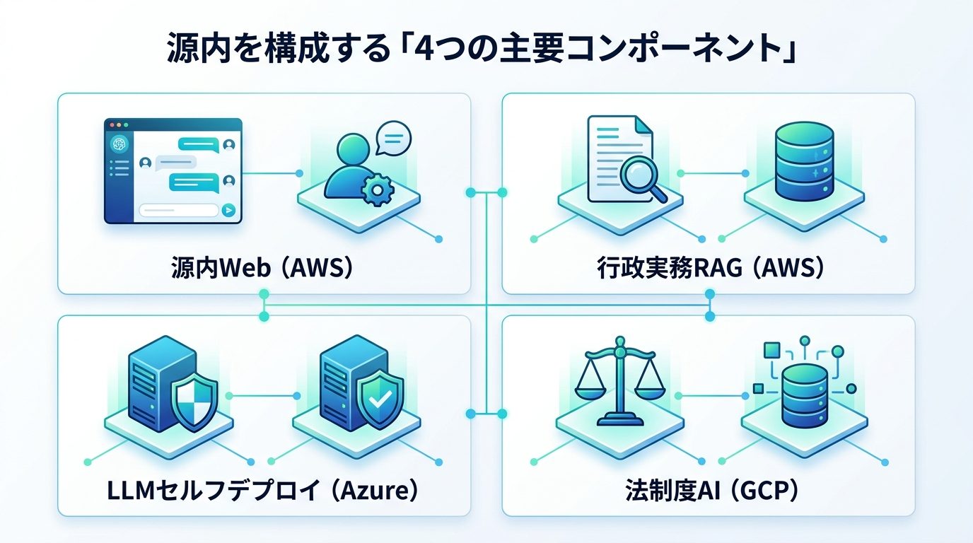 源内を構成する「4つの主要コンポーネント」の詳細