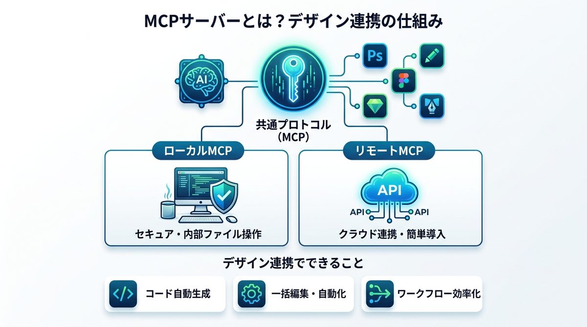 図解：MCPサーバーとは？デザインとの連携で何が変わるか
