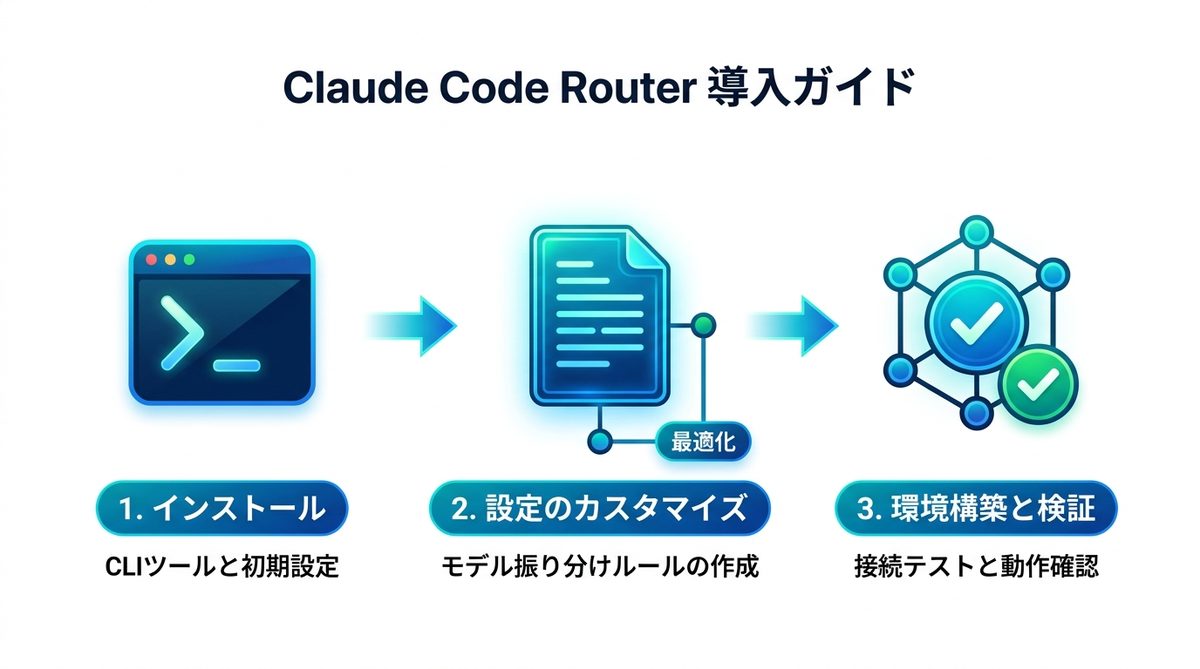 図解：Claude Code Routerの導入手順｜最短5分で環境を構築