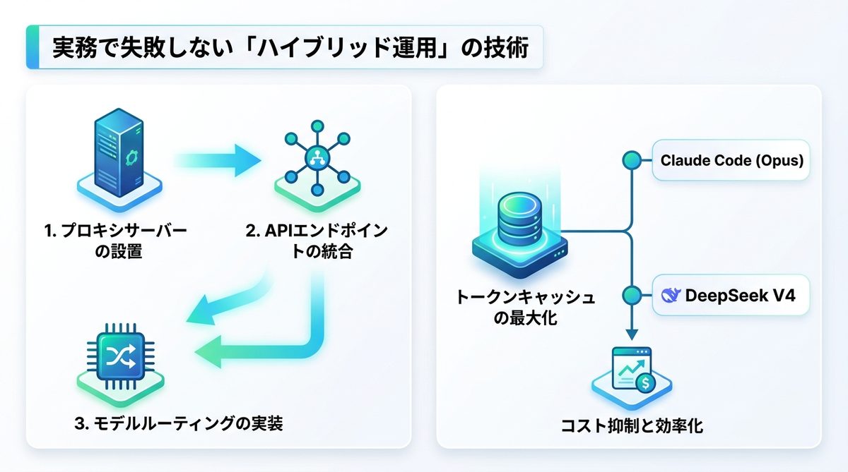 図解：実務で失敗しない「ハイブリッド運用」の技術