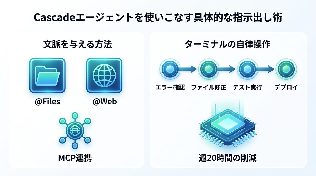 図解：Cascadeエージェントを使いこなす具体的な指示出し術