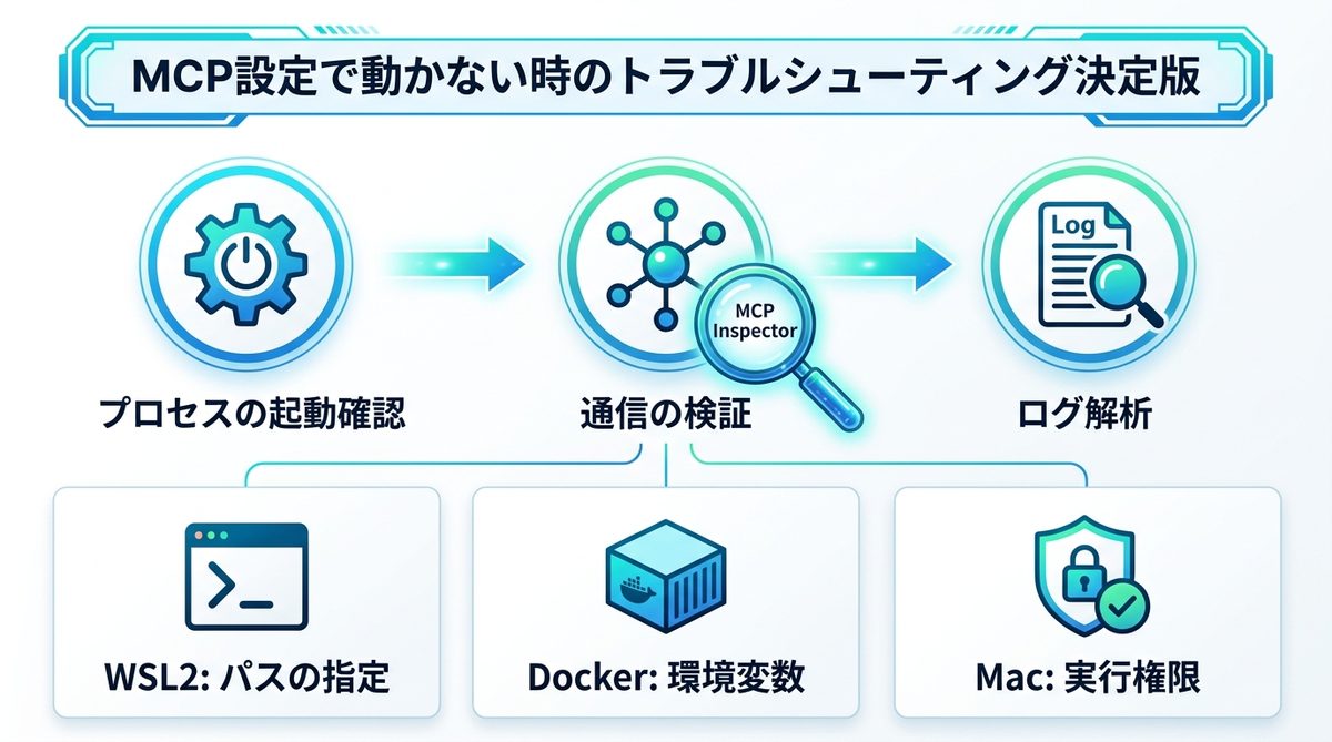 図解：【最優先】MCP設定で動かない時のトラブルシューティング決定版