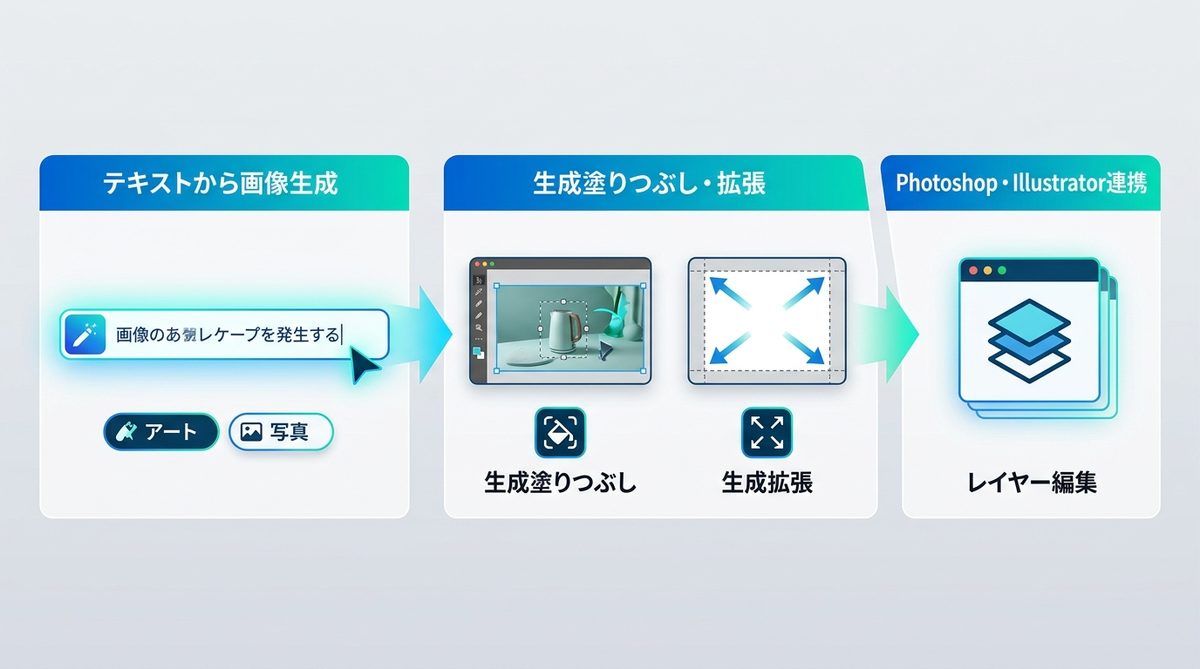 図解：主要機能の操作手順｜画像生成から画像編集まで