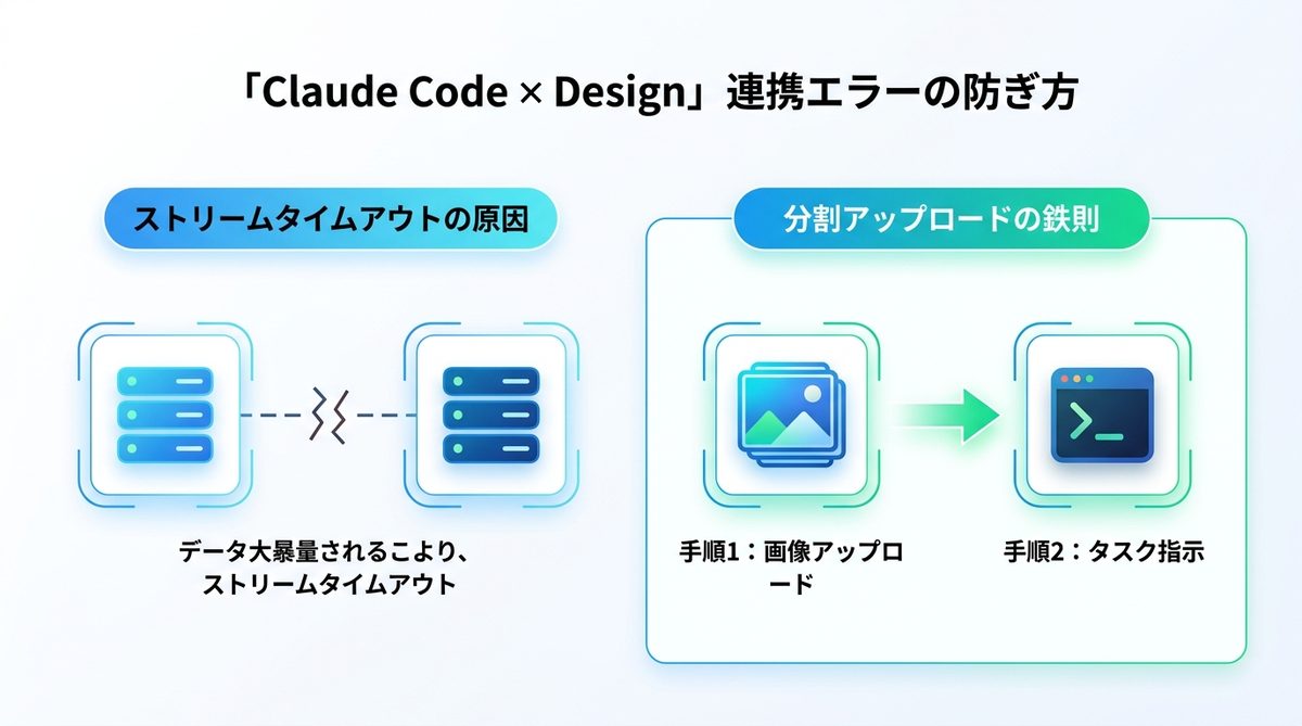 図解：「Claude Code × Design」連携エラーの防ぎ方