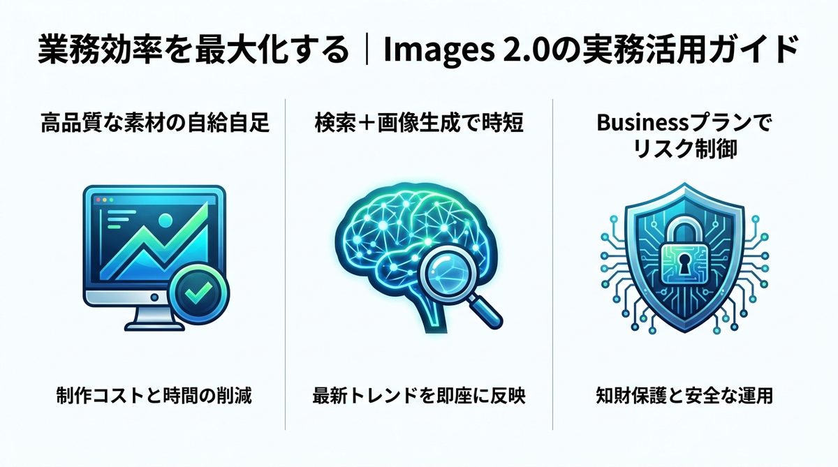 図解：業務効率を最大化する｜Images 2.0の実務活用ガイド