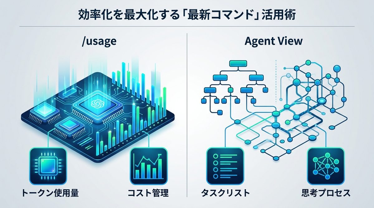 図解：効率化を最大化する「最新コマンド」活用術