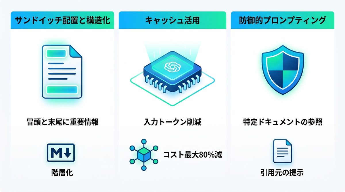 図解：長コンテキストを使いこなす実務テクニック｜ロスト・イン・ザ・ミドルの回避
