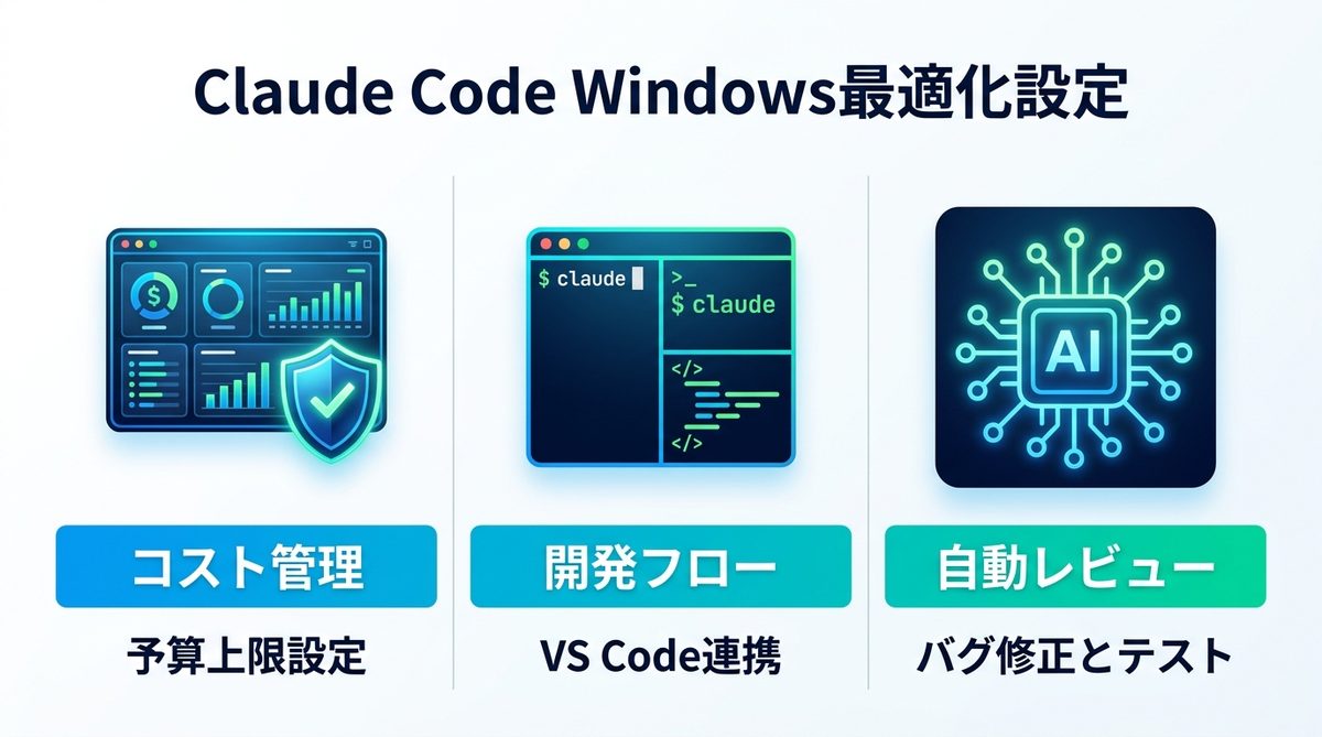 図解：Claude CodeをWindows実務で使いこなすための最適化設定