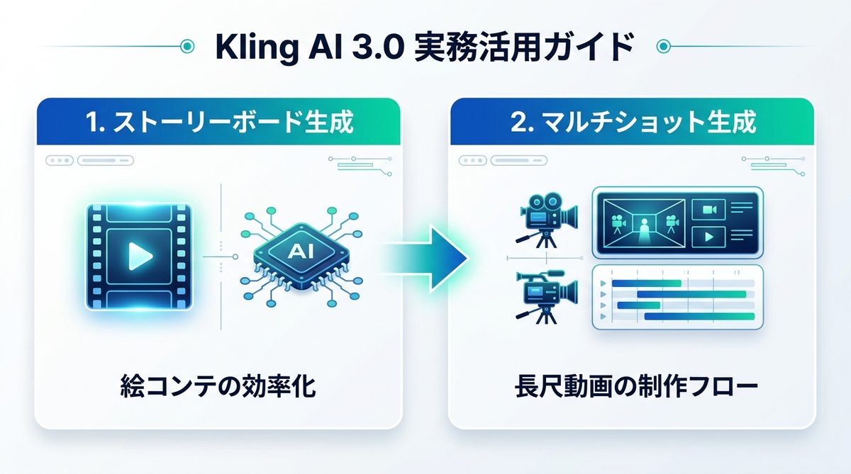 図解：Kling AI 3.0の実務活用ガイド｜失敗しないための運用ステップ