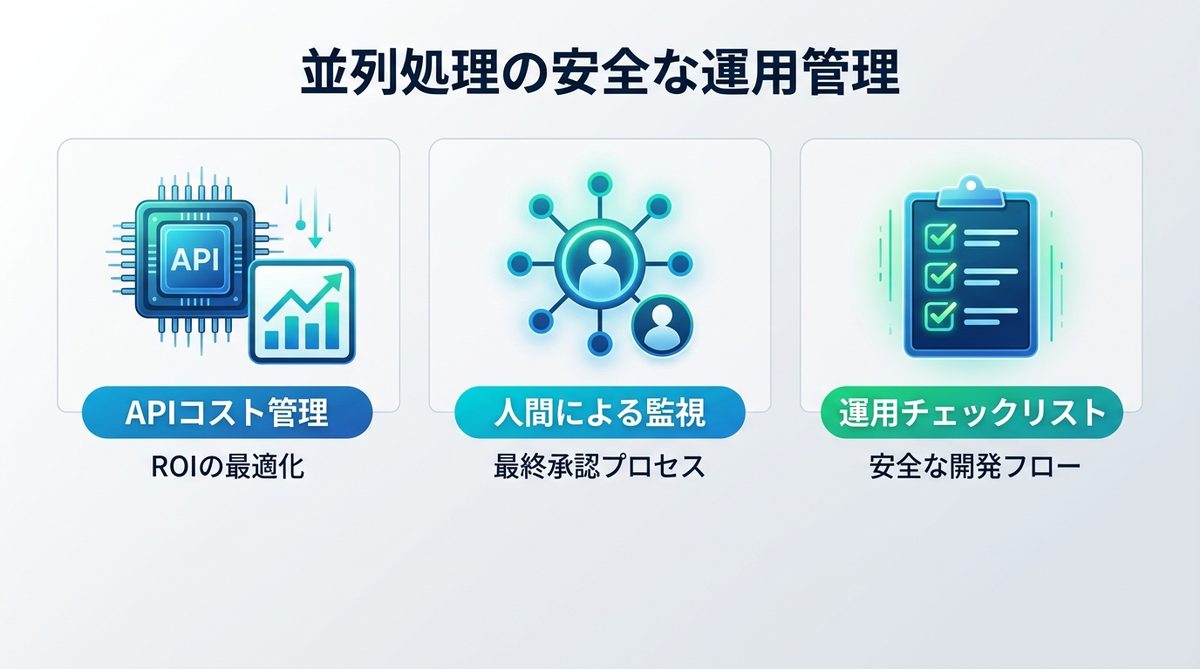 図解：並列処理で陥る罠と安全な運用管理