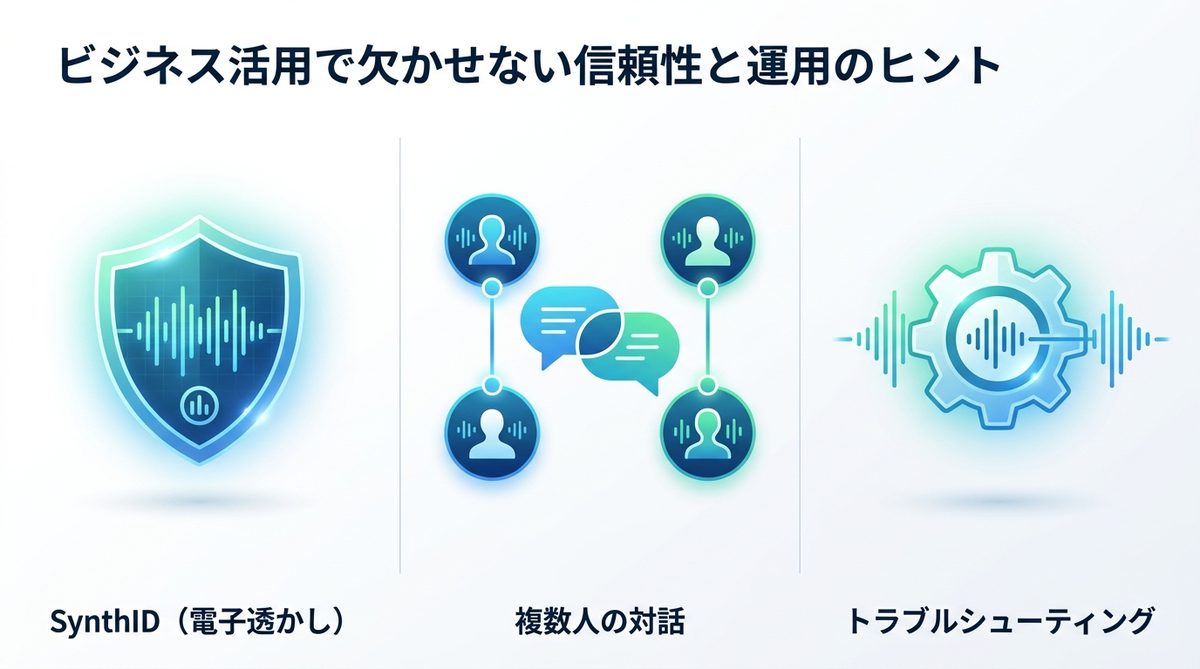 図解：ビジネス活用で欠かせない信頼性と運用のヒント