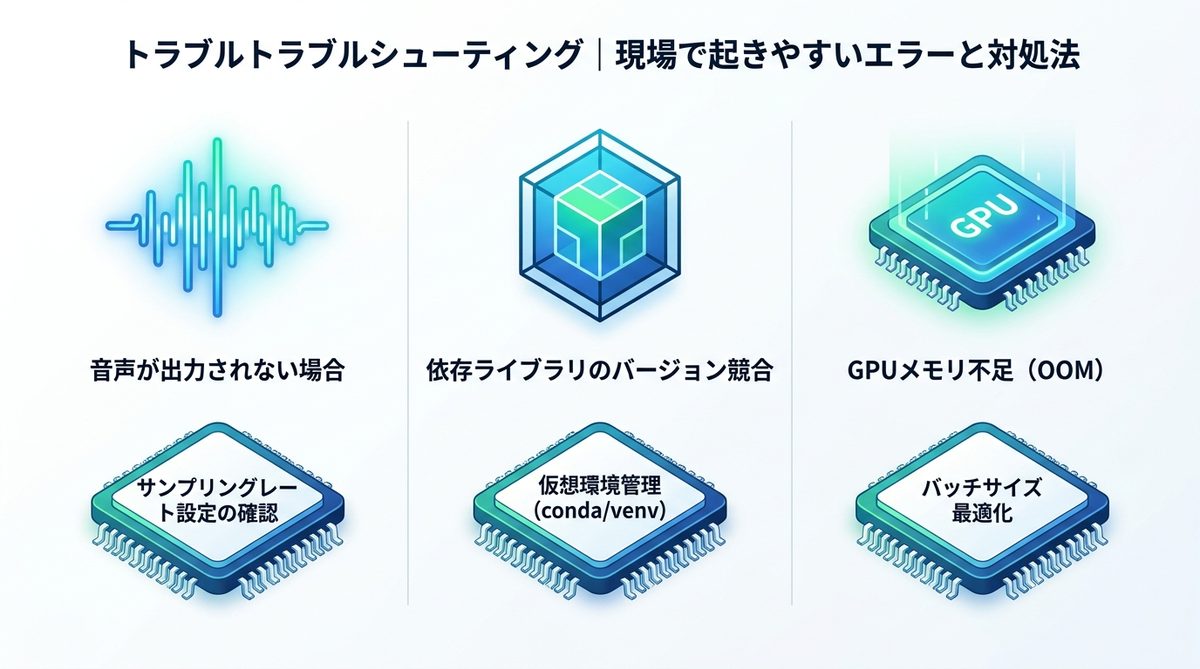 図解：トラブルトラブルシューティング｜現場で起きやすいエラーと対処法