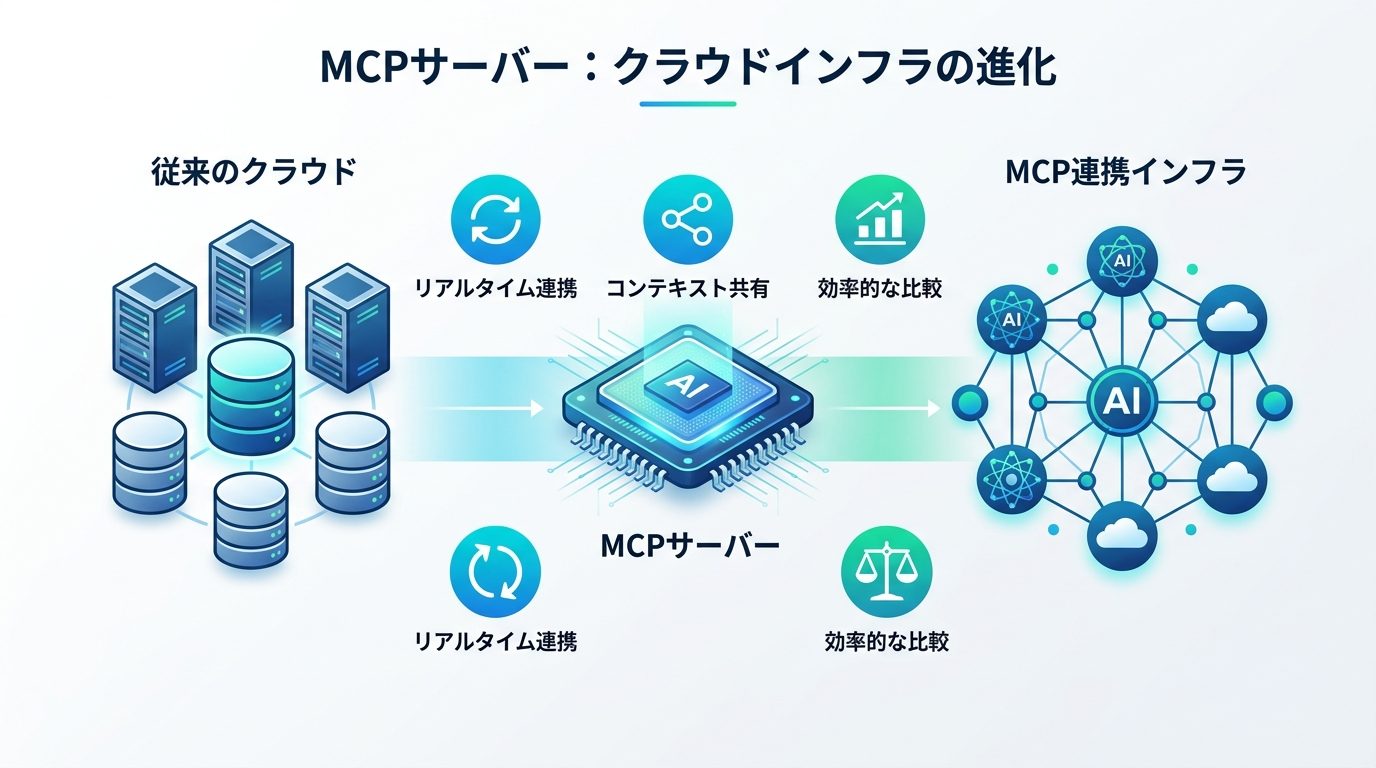図解：MCPサーバーとは？クラウドインフラ MCPサーバー比較との連携で何が変わるか