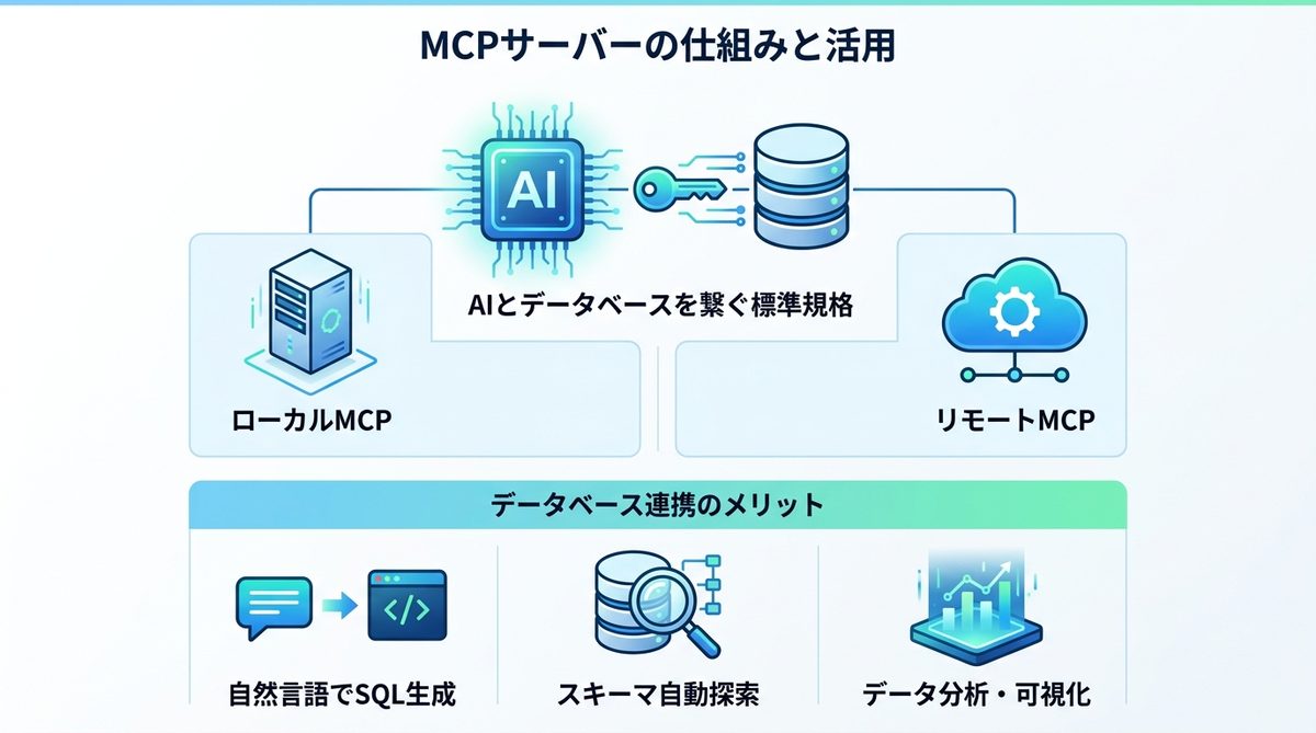 図解：MCPサーバーとは？データベースとの連携で何が変わるか