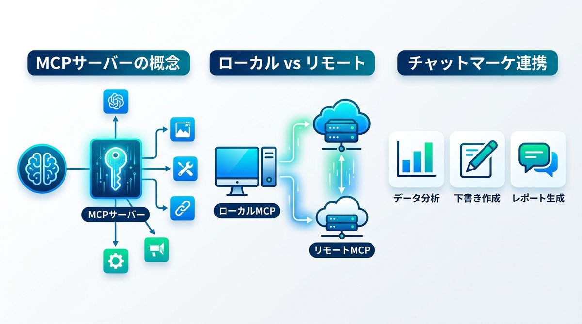 図解：MCPサーバーとは？メッセージ配信・チャットマーケとの連携で何が変わるか