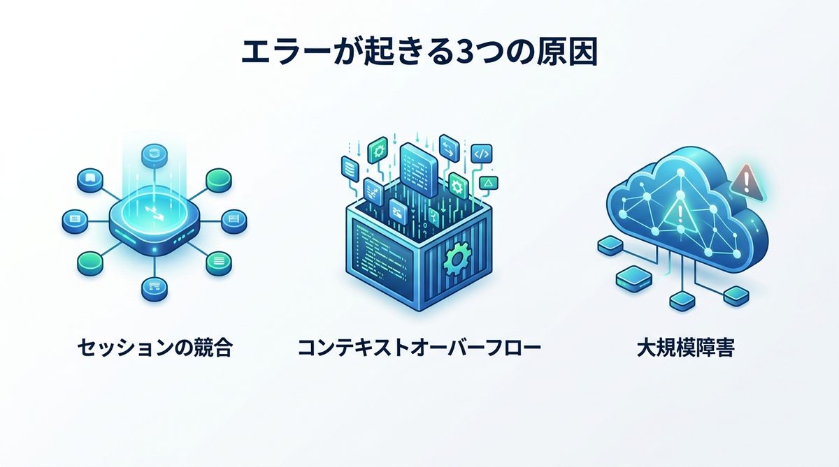 図解：エラー1099が起きる3つの原因