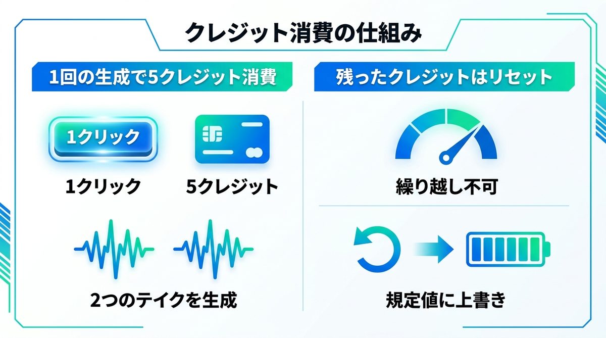 図解：なぜクレジットが減るの？消費の仕組み