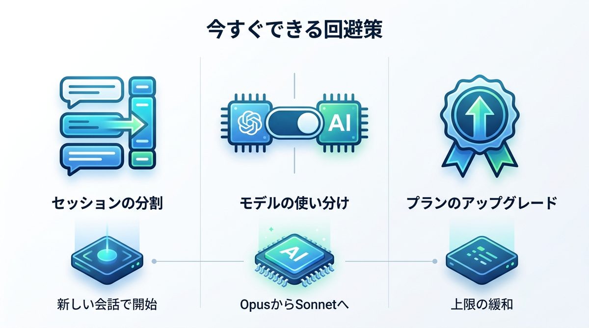 図解：今すぐできる回避策