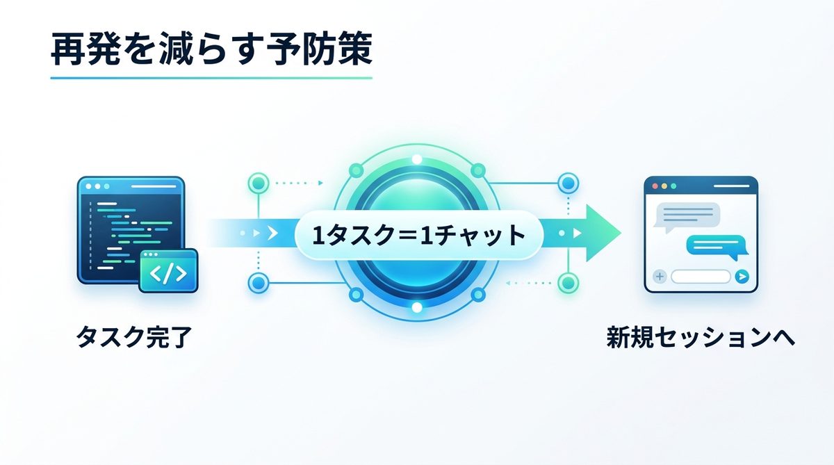 図解：再発を減らす予防策