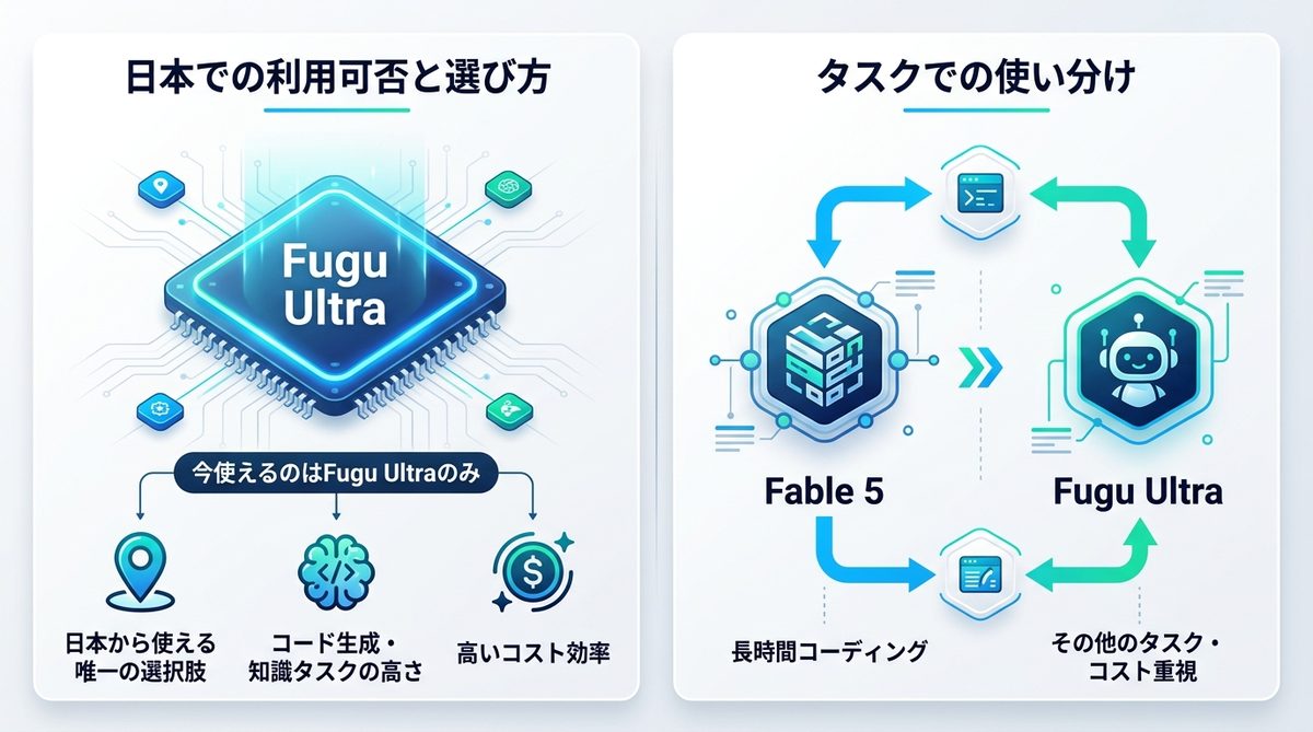 図解：日本での利用可否と選び方