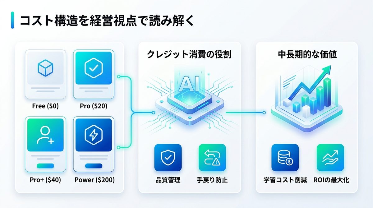 図解：コスト構造を経営視点で読み解く—クレジット消費は「投資」である