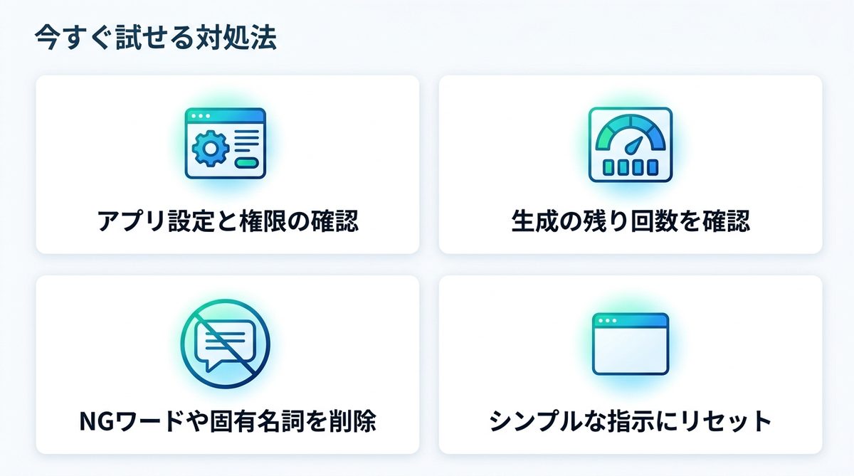 図解：今すぐ試せる対処法
