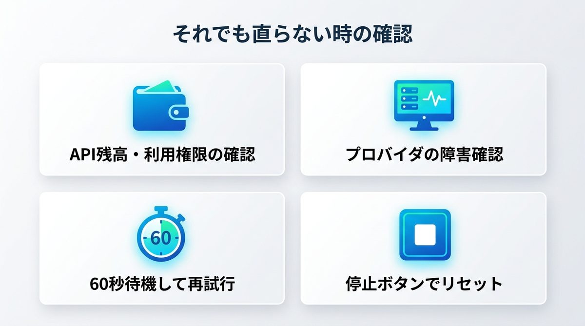 図解：それでも直らない時の確認