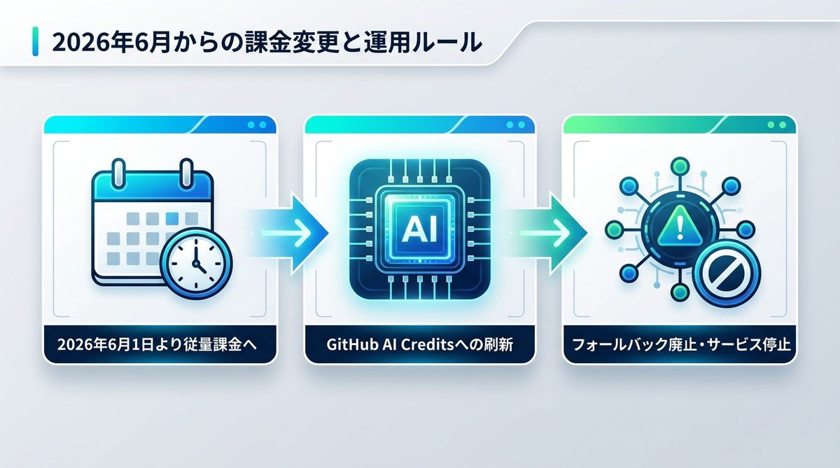 図解:有料版(Pro / Pro+)のエラーと2026年6月の課金変更