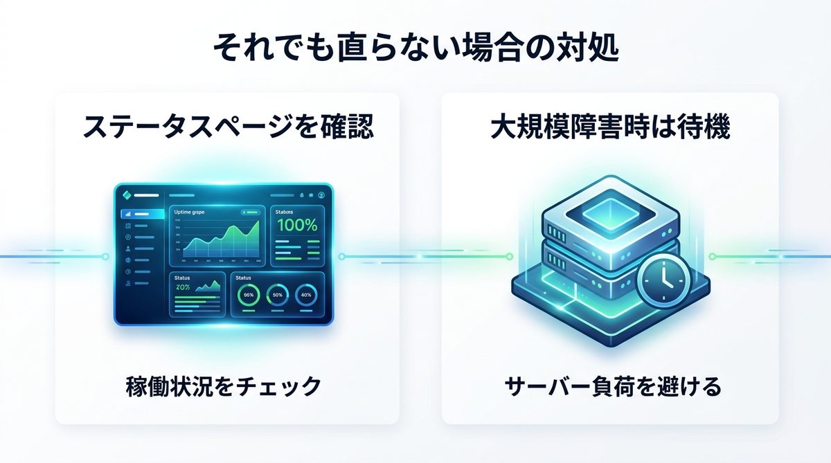 図解：それでも直らない場合の対処
