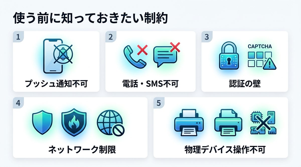 図解：使う前に知っておきたい制約（できないこと）
