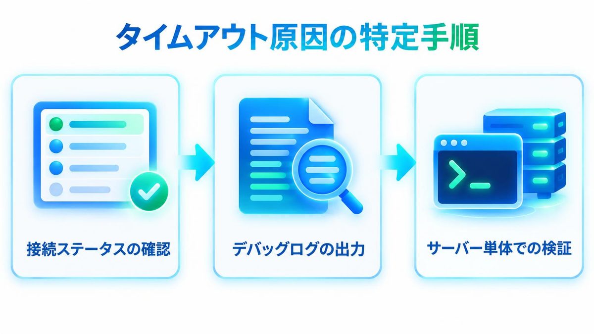 図解：どのタイムアウトに当たっているかを見分ける